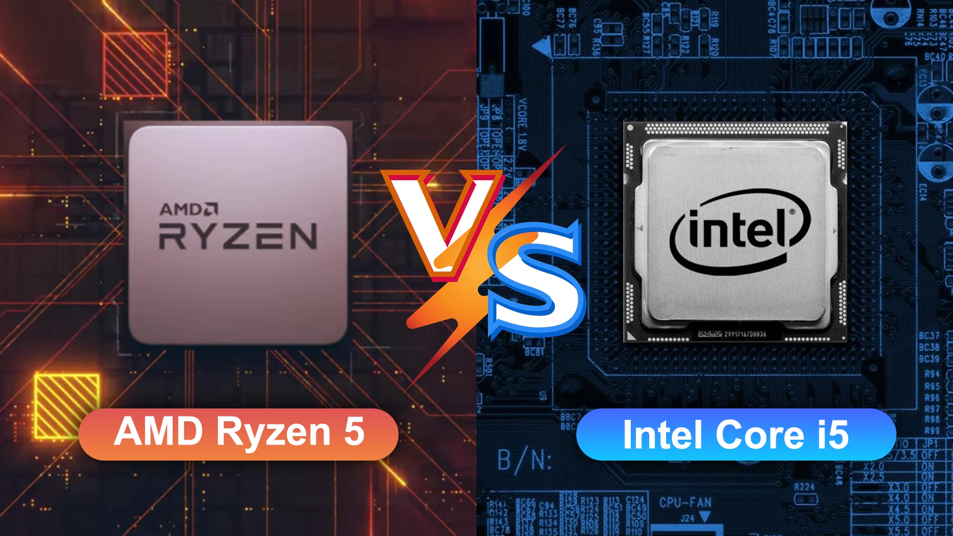 COMPARACION Y DIFERENCIA ENTRE AMD RYZEN Y INTEL CORE I5, 48% OFF